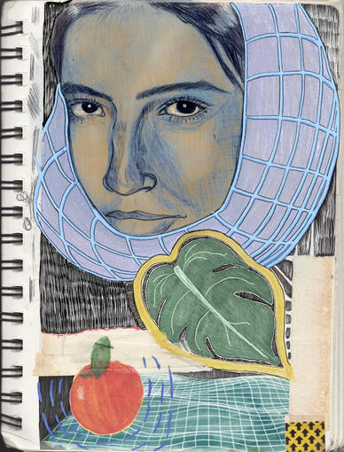 Vanessa (mixed media)