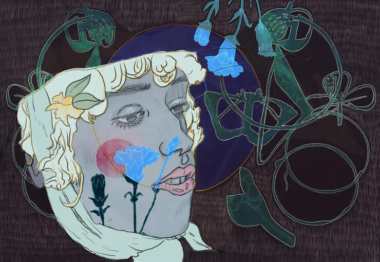 Secret Life of Daydreams (mixed media)