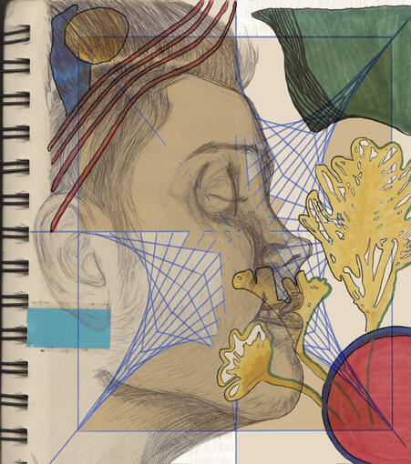 Stephen (mixed media)
